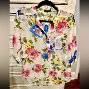 Floral Women's Top - Multicolor